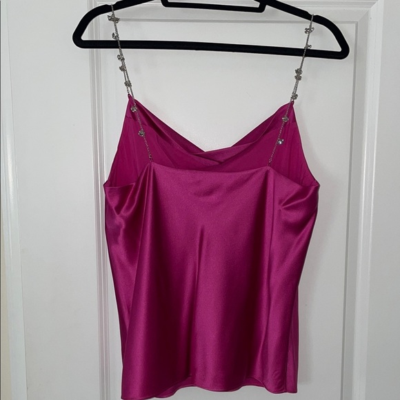 Cami NYC Fuchsia Silk Camisole - Picture 5 of 12